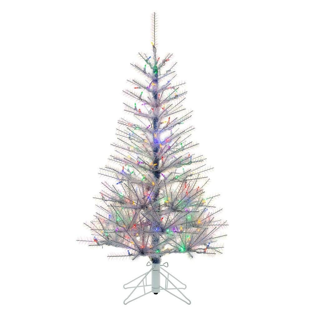 Kurt Adler 4.5-Foot Pre-Lit Multi-LED Glistening Pine Tree